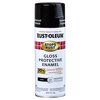 Rust-Oleum Black, Gloss, 12 oz 338927